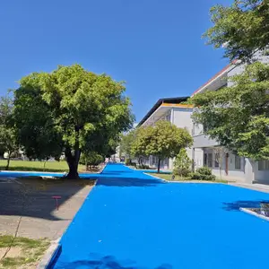 透水地坪铺设,彩色透水地坪施工