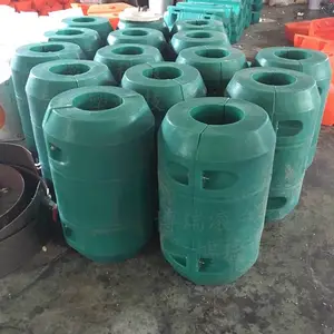 疏浚浮体塑料浮筒4寸110mm橡胶软管浮筒