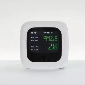 全可Wi-Fi 温湿度PM2.5环境检测仪环境感应器检测仪 PMT1006-WT