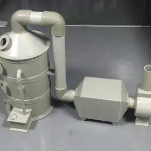 PP喷淋塔塑胶板聚丙烯塑胶板灰色聚丙烯环保塔焊接