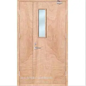 河北门窗定制 木质防火门 木质 房间适用防火推拉门