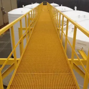 玻璃钢化工护栏设计图 拉挤复合材料操作平台栏杆 围栏 佳航