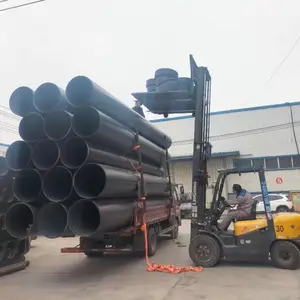 HDPE�пձڲ��ƹ�AB�� ˫����ǿ��Ͳ�ܺ�ɫ DN400 6��/��