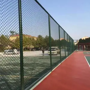【球场围网】 球场pvc勾花网 学校操场球场护栏网支持定制