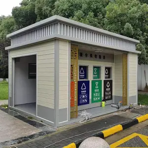 沈 阳智能垃圾分类房 小区社区垃圾收集屋 户外四分类垃圾亭