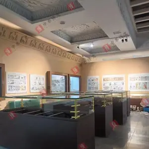 中泰博文 博物馆展柜 艺术馆玻璃四面柜定制 古玩瓷器展览柜定做厂家