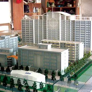 忻州建筑模型-山西沙盘模型制作-公园建筑模型