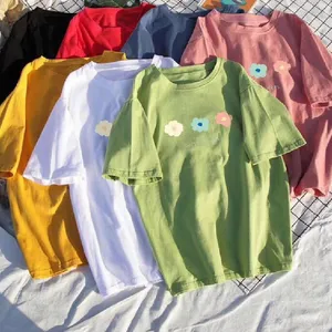 杂款女装便宜质量好女T恤批发字母图案印花T恤女广州服装地摊货元批发