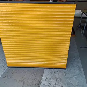 机床风琴防护罩剪切式升降机防尘罩阻燃防火激光切割机防护罩一字型风琴防护罩