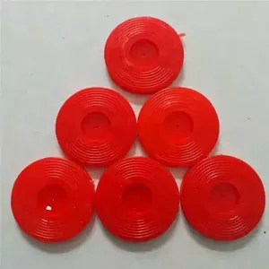 热熔垫片现货PE塑料垫片65/70带钢丝网加厚隧道防水板热熔垫圈