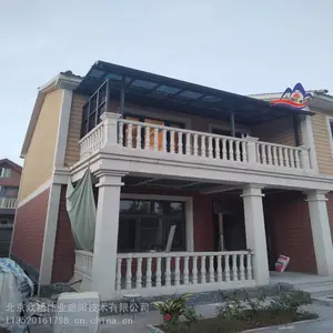 北京定做铝合金雨棚 阳台露台雨棚 房檐雨棚 庭院铝合金雨棚 耐力板雨棚 自行车停车棚