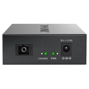 TP-LINK TL-FC314B-20 千兆单模单纤光纤收发器 1SC+4GE