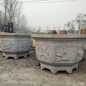 许昌大型水泥花盆,盆景水泥花盆