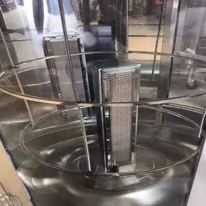 供应鑫恒佳-220v12v旋转850型烤鸭炉 燃气加热24只装商用