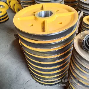 行车吊钩轮片 加筋钢丝绳滑轮片 565mm*80行吊滑轮片