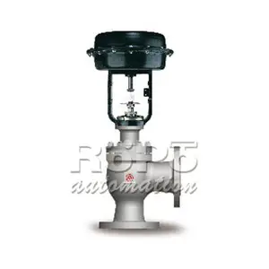 RPV4德国ROPO罗普气动角型调节阀 电动法兰调节阀