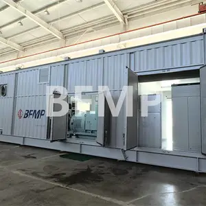 2MW重油集装箱式发电机组可用于8-50MW矩阵式重油电站