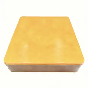丰元F-041-2金纹盖圆角方形马口铁盒定制