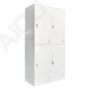 上海工厂直送供应AD-G-0084 加厚四门衣柜宿舍衣柜学校衣柜钢制薄边更衣柜