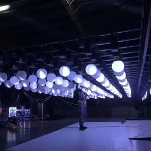 空中悬浮灯出租 led庆典装饰灯 雪花机 设备出售