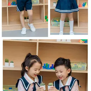 小学生校服夏季儿童海军风班服运动套装