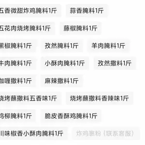 贴牌代加工商用腌料烤肉五花肉牛羊鸡腌肉料孜然藤椒黑椒原味腌料各种规格