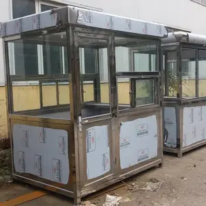 钢结构岗亭 景区市政户外执勤保安亭可定制