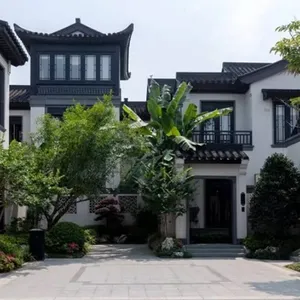 新中式苏式铝合金构件中式仿古建筑凉亭飞檐椽青瓦组合定制厂家