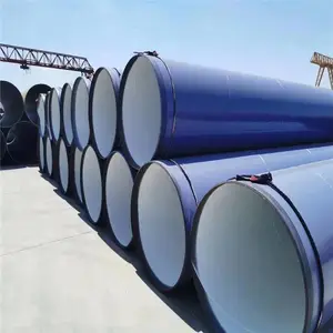 DN800涂塑钢管 内环氧外PE防腐管 厚壁螺旋管 恒运加工定制