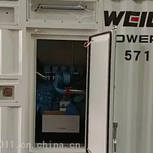 欧洲潍柴柴油发电机组 潍柴常用460KW方舱静音发电机 潍柴重机发电机组WPG632.5/C7
