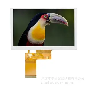 5寸液晶模组 800*480分辨率 RGB接口 工业用液晶屏 TFT-LCD液晶屏模块 总成