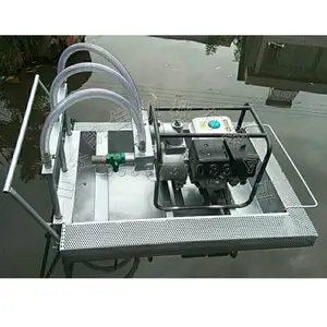 船式挖藕机 汽油高压喷水采藕机 汽油挖藕机 不锈钢浮体挖藕机