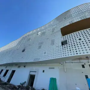 供应河南工地冲孔铝单板|双曲铝单板|氟碳铝单板-佛山欧赛雷建材