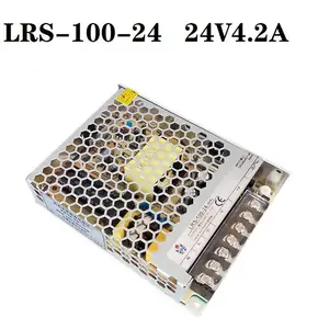 超薄LRS-100-24V开关电源LED工控驱动模块AC110/220V转DC12V