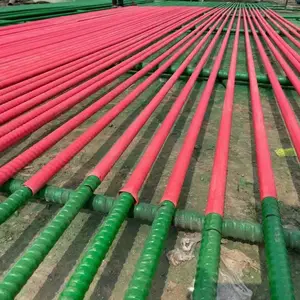 切割出售环氧精轧螺纹钢 直径40带绿色树脂涂层