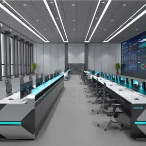 中控室专用操作台 集控中心控制台 控制室监控台 运行大厅调度台