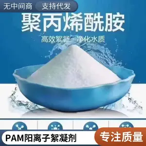 高分子阳离子絮凝剂聚丙烯酰胺PAM 35离子度洗煤厂用