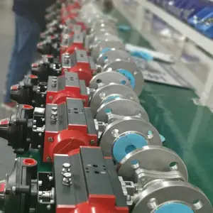 工业切断阀 气动法兰球阀与管道中的作用 德国VATTEN