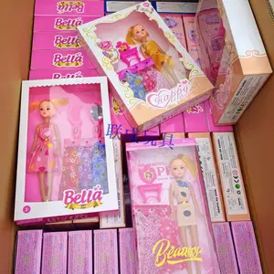 库存玩具芭比娃娃杂款、款式丰富成色新