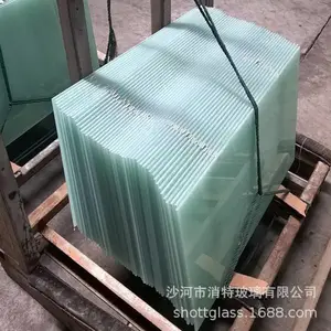无手印玉砂原片定制大板小板可做单面双面玉砂酒店淋浴间玻璃
