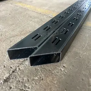 冲孔加工展架A柱冲孔管货架立柱管冲孔厂家