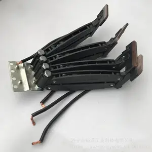 行车无接缝滑触线集电器?三级滑块碳刷头 受电器高含铜