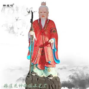 南极仙翁神像 白发仙翁老寿星神像 寺庙塑像寿星菩萨神像
