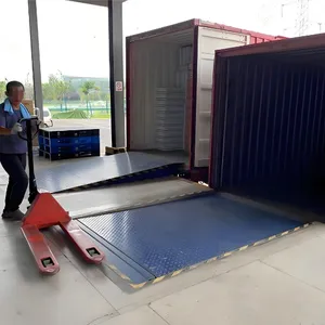 登车桥物流园装卸货台集装箱卸货机月台调节板升降机货梯升降台