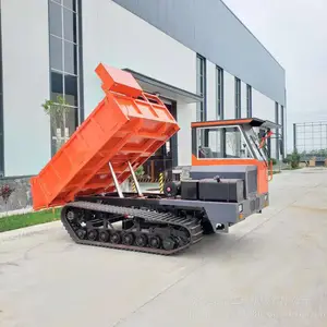 手扶式多功能履带车_水稻田四不像履带车_水利改造履带车厂家报价
