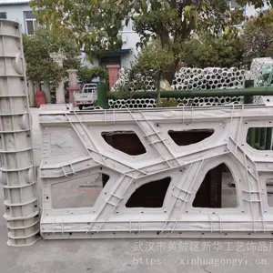 水泥仿木护栏硅胶模具 仿树藤护栏模具 仿木栏杆塑料模具 水泥仿木围栏模具