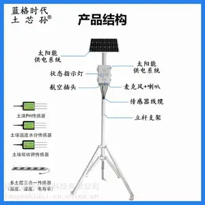 土壤温湿度 水分 墒情 氮磷钾 PH 电导率 肥力 农业土壤监测系统