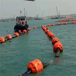 水库清淤泵用浮桶 抽沙胶管浮体 海洋石油管线浮筒