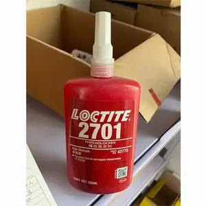 汉高乐泰LOCTITE2701螺纹锁固胶防松动耐振动避免渗漏胶水 耐油溶剂 250ML