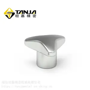 不锈钢精密铸造螺钉型锁紧旋钮 三角旋钮 健身器材旋钮 工业把手